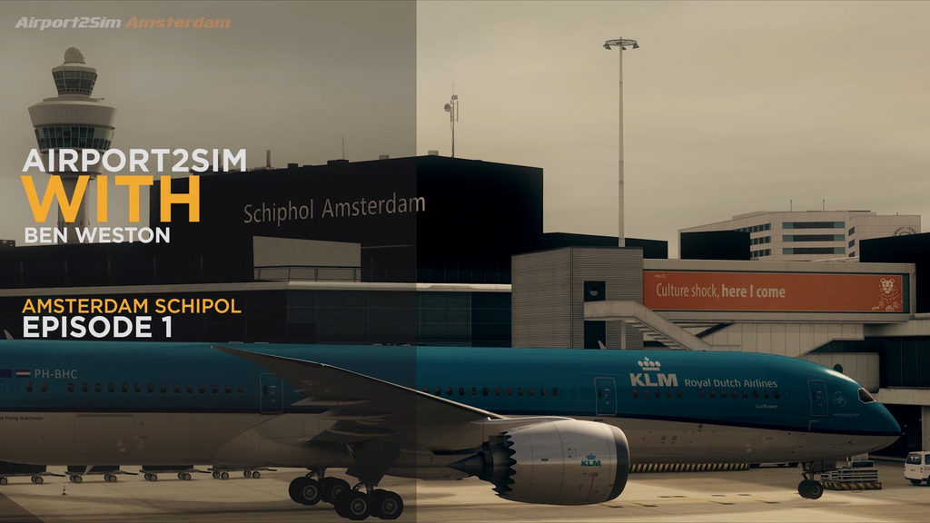 Airport2Sim Amsterdam